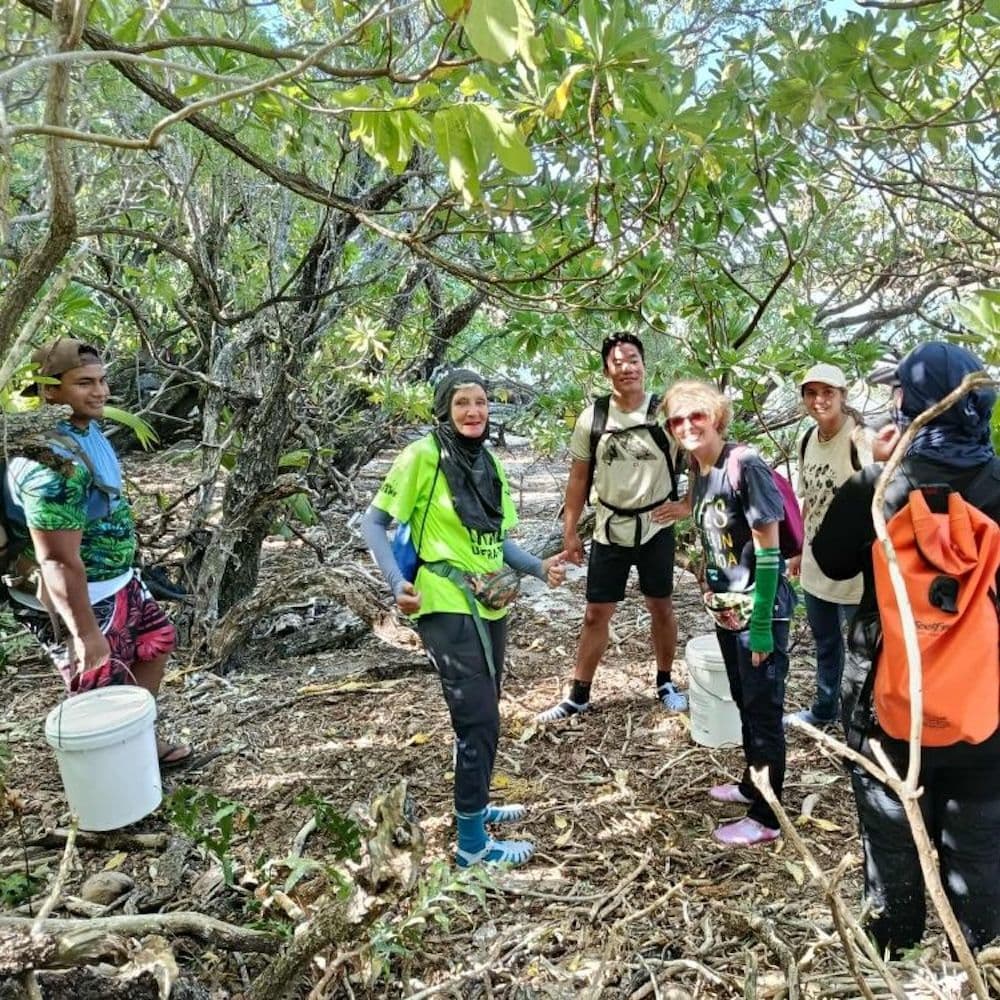 fieldwork with the TS volunteers