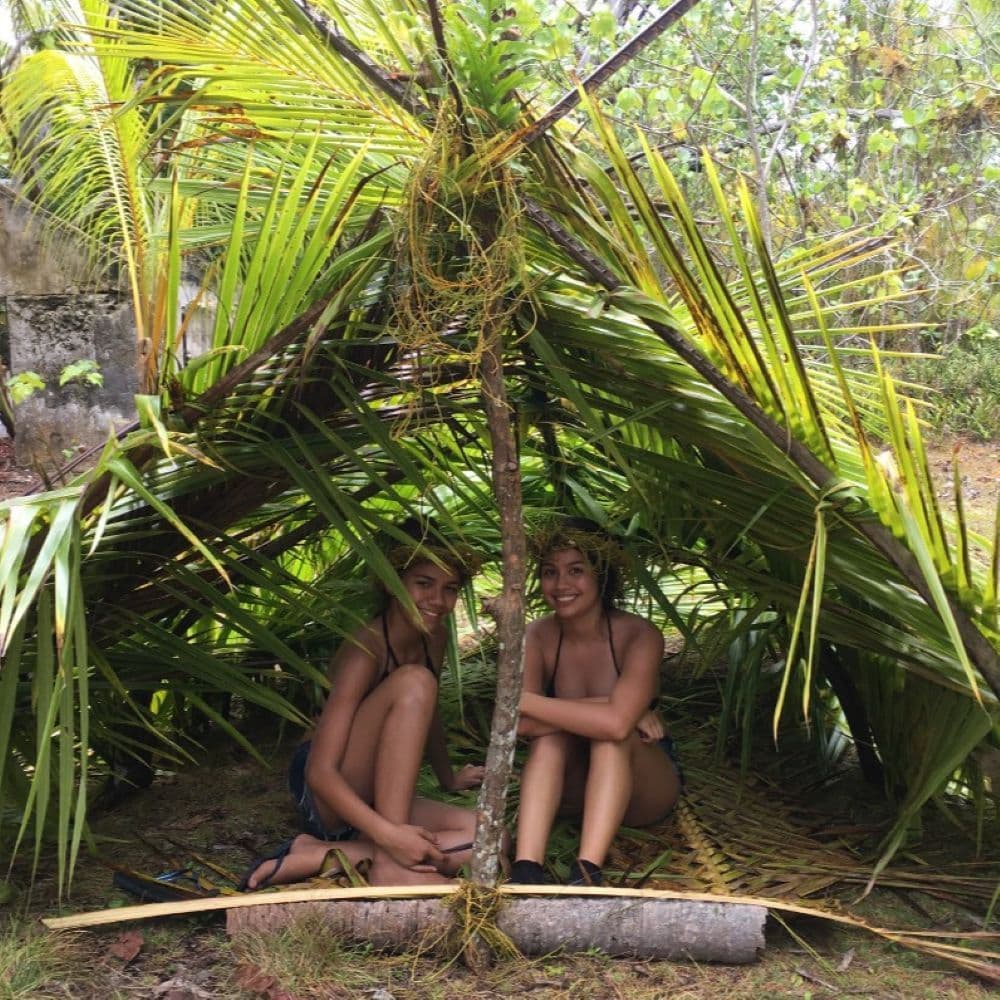 traditional karuru built by students